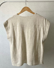 Load image into Gallery viewer, Linen V Neck Blouse