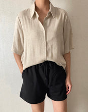 Load image into Gallery viewer, Linen Short Sleeve Shirt