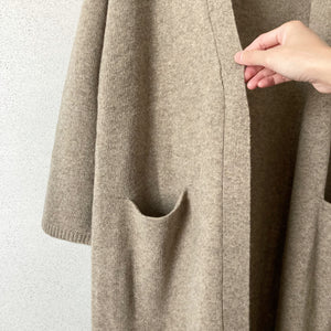 [NEW] Lambswool Long Cardigan