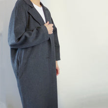 Load image into Gallery viewer, Raw Cut Wool Coat (more colors available)