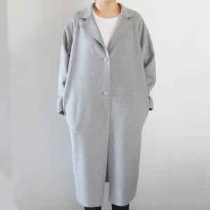 Raw Cut Wool Coat (more colors available)