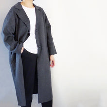 Load image into Gallery viewer, Raw Cut Wool Coat (more colors available)