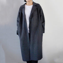 Load image into Gallery viewer, Raw Cut Wool Coat (more colors available)