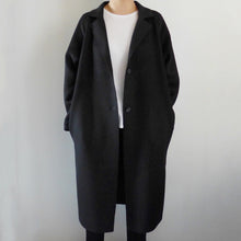 Load image into Gallery viewer, Raw Cut Wool Coat (more colors available)