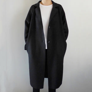 Raw Cut Wool Coat (more colors available)