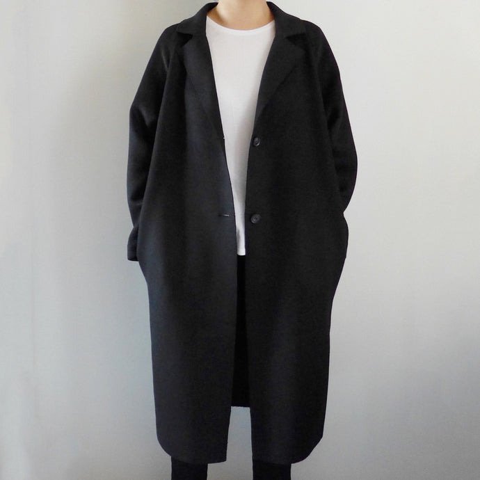 Raw Cut Wool Coat (more colors available)