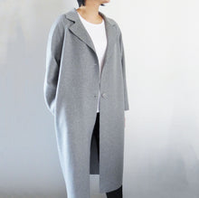 Load image into Gallery viewer, Raw Cut Wool Coat (more colors available)