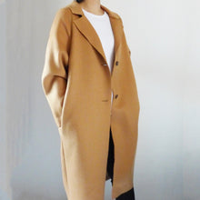 Load image into Gallery viewer, Raw Cut Wool Coat (more colors available)