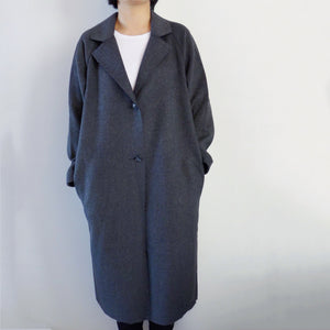 Raw Cut Wool Coat (more colors available)