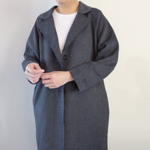 Load image into Gallery viewer, Raw Cut Wool Coat (more colors available)