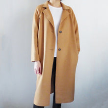 Load image into Gallery viewer, Raw Cut Wool Coat (more colors available)