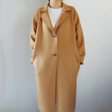 Load image into Gallery viewer, Raw Cut Wool Coat (more colors available)