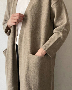 [NEW] Lambswool Long Cardigan