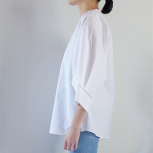 3/4 Sleeve Round Neck Blouse