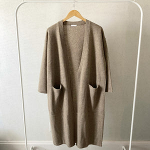 [NEW] Lambswool Long Cardigan