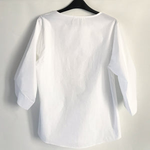 3/4 Sleeve Round Neck Blouse