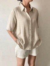 Load image into Gallery viewer, Linen Short Sleeve Shirt