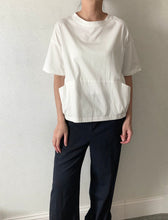 Load image into Gallery viewer, Back Button T-shirt Blouse (2 colors)