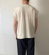 Load image into Gallery viewer, Linen V Neck Blouse