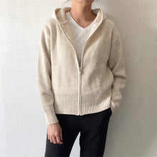 Load image into Gallery viewer, [NEW] Hooded Zip Up Cardigan