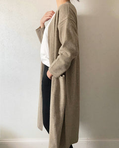 [NEW] Lambswool Long Cardigan