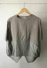 Load image into Gallery viewer, Back Button T-shirt Blouse (2 colors)