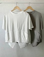 Load image into Gallery viewer, Back Button T-shirt Blouse (2 colors)