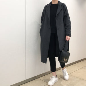 Raw Cut Wool Coat (more colors available)